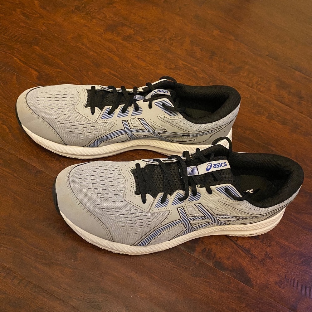 ASICS Amplifoam Ortholite Gel Contend 8 Light Gray Sneakers Size 13